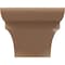 Ekena Millwork 10"W x 20"D x 10"H Wide Yorktown Rough Cedar Woodgrain TimberThane Corbel, Primed Tan CORUR10X20X10YORRCPR - alternate 2